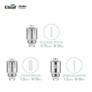 eLeaf GS-Air Verdampferkopf 5er Set  0,15 Ohm NI200