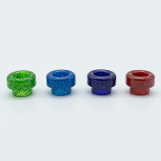 810er Driptip Wide Bore Resin mit Flitter